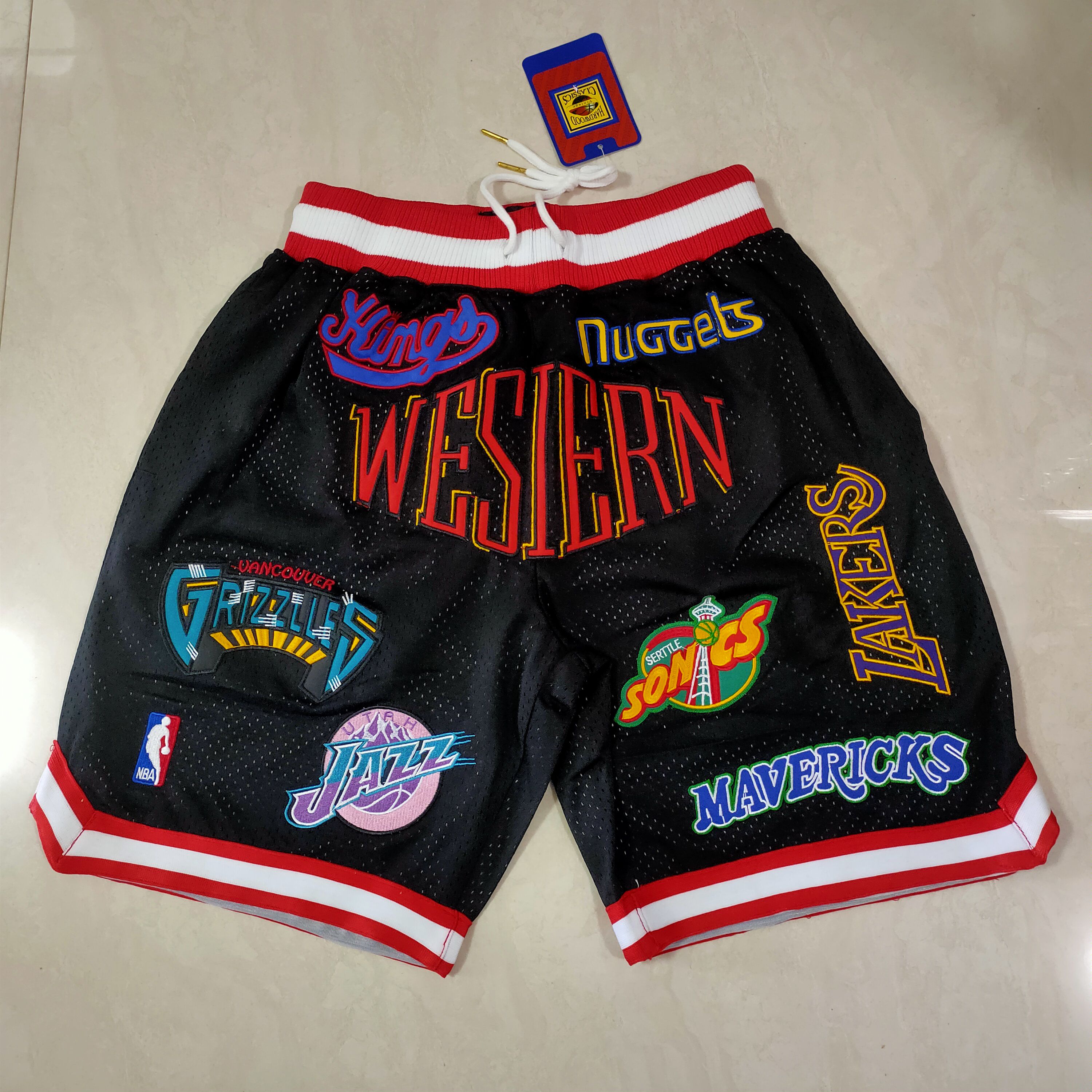 Men NBA 2021 All star Black Shorts